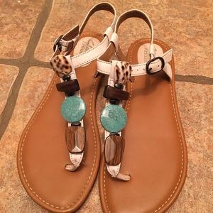 Clarks Leather Sandals size 7M